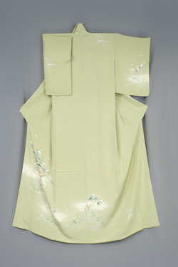 訪問着　貸衣装レンタル　アップルグリーン系