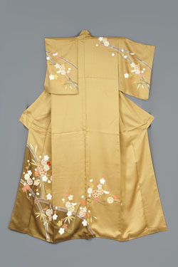 訪問着　貸衣装レンタル　　ウコン色系