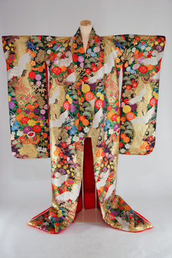 金色系 色打掛レンタル 正面