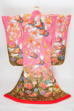 赤色系 色打掛レンタル