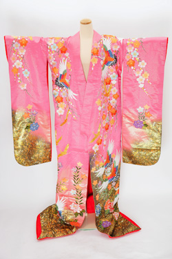 赤色系 色打掛レンタル 正面