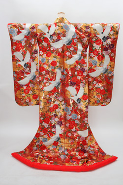 赤色系 色打掛レンタル