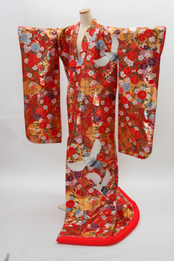 赤色系 色打掛 左前