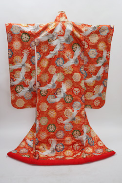 色打掛 貸衣装レンタル 朱色系