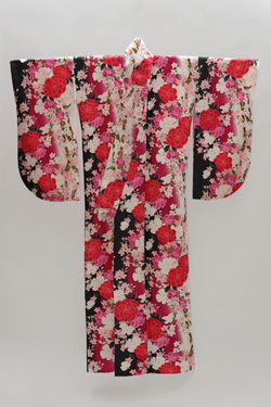 卒業式袴　貸衣装レンタル　赤/黒系