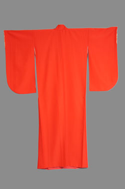 卒業式袴　貸衣装レンタル　朱色系