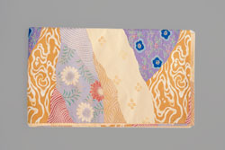 色無地　貸衣装レンタル　ゴールド/ブルー色