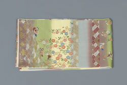 色無地　帯　貸衣装レンタル　ライトグリーン系