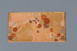 色無地　帯　貸衣装レンタル　オレンジ系