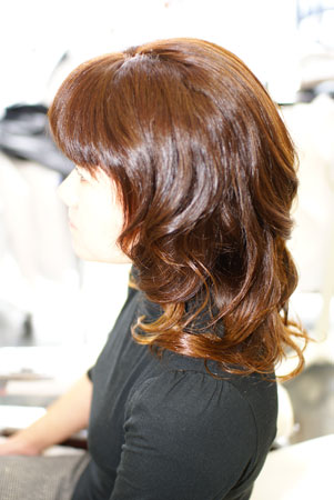 香草カラートリートメント施術後