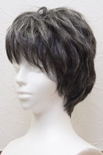 医療用かつら(医療用ウイッグ)ウエーブ白髪30%