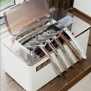 カミソリの消毒